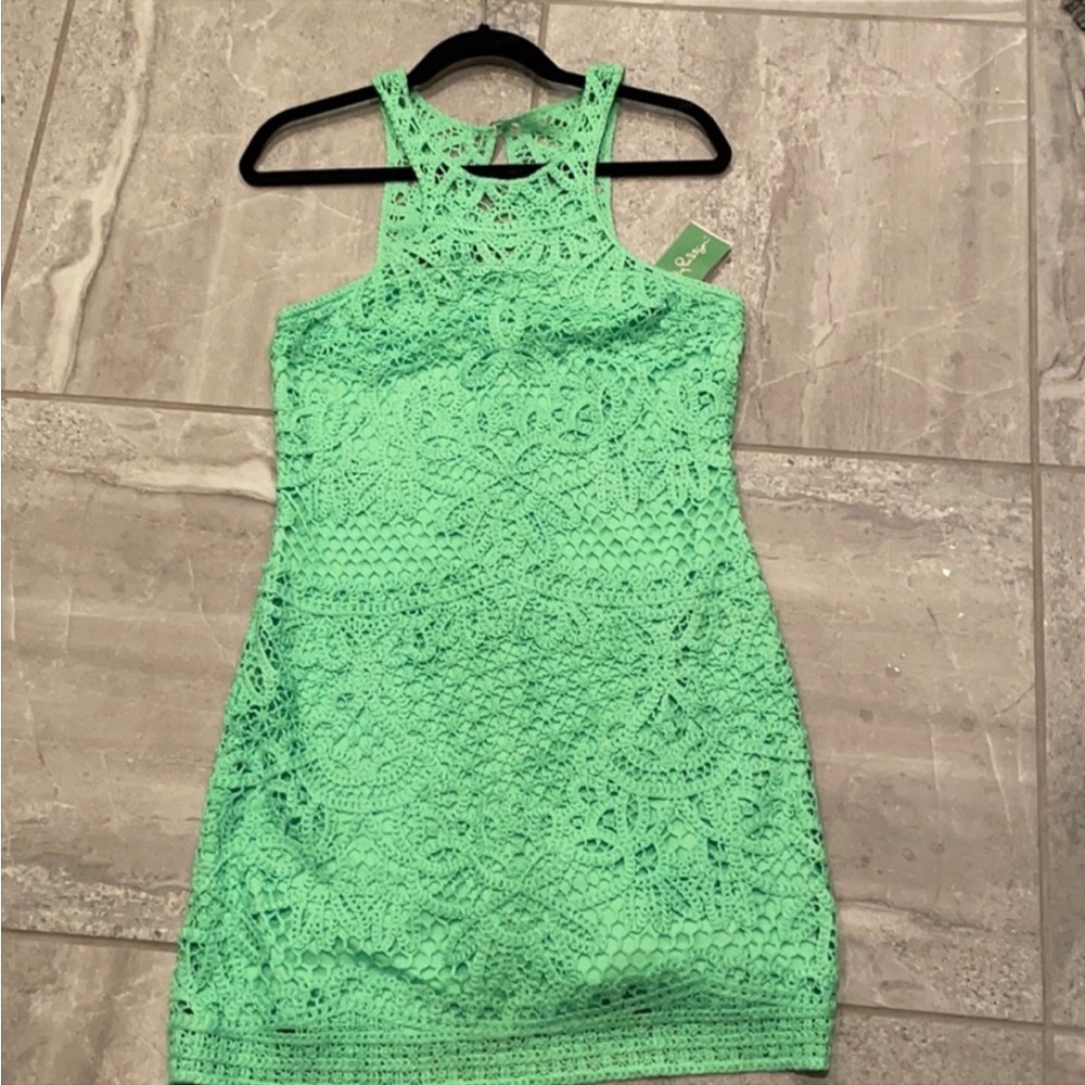 NWT Lilly Pulitzer Lace Shift Dress (Jamie) - Picture 2 of 2